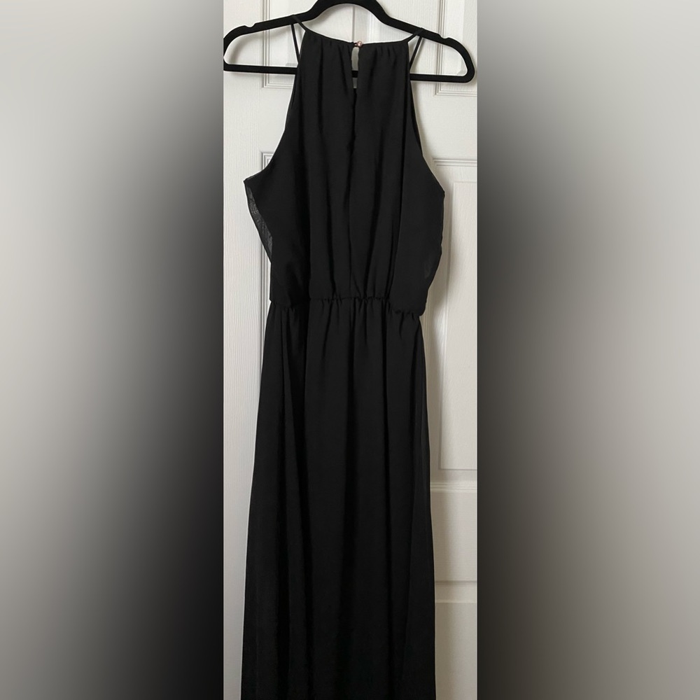 Xhilaration Hi Lo Halter Dress-Size Large With Key hold in front and back